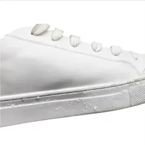 Versace Logo Leather Men’s Low-Top Sneakers White EU 41 US 8 - Preowned Versace | Shoes | Versace Logo Leather Mens Lowtop Sneakers  main image 4